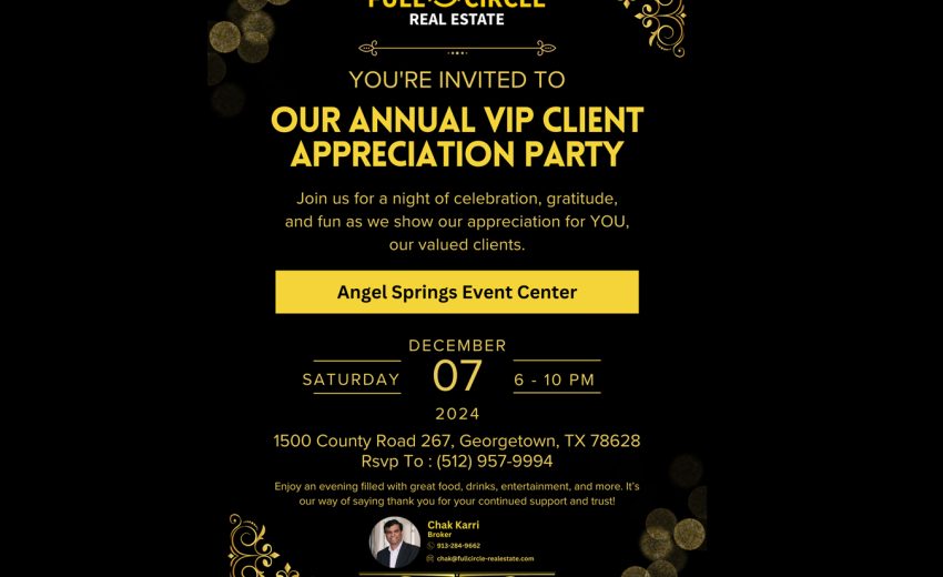 Our Annual VIP Client